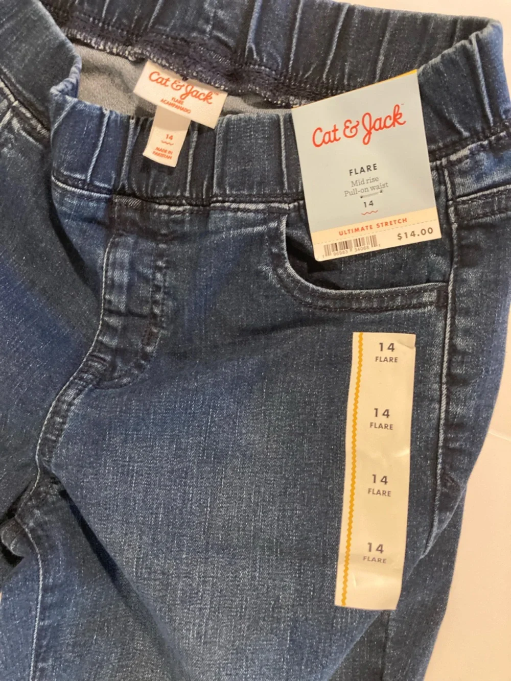 NWT Girls’ Clothes Bundle ~ Jeans, Shorts, Skirt ~ Size XL 14 ~ 3 Pcs - Picture 3 of 9